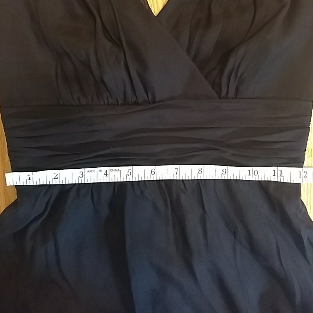 WHBM Chiffon Halter LBD - Picture 5 of 7